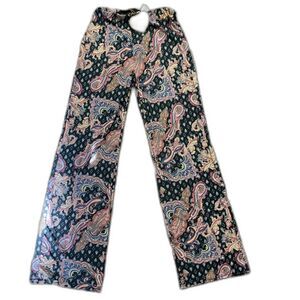 New Elegance Miss PALOOZA Pants Comfy Made in France flowing pull on SIZE M